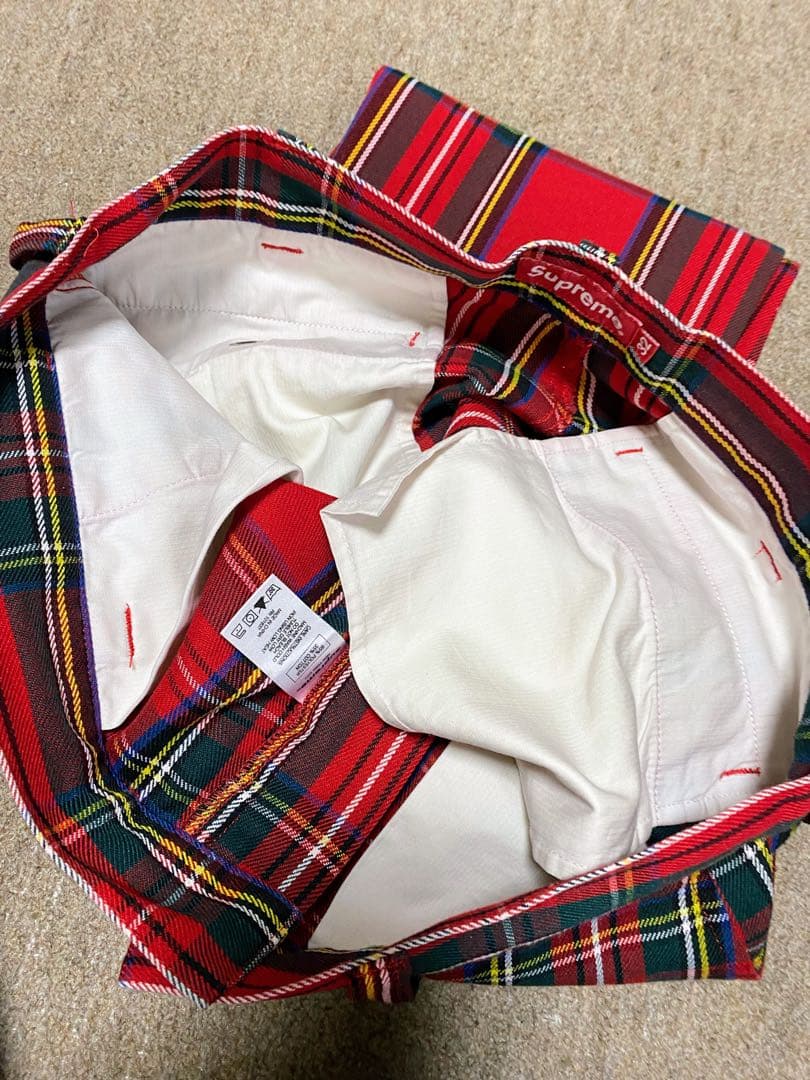 ★極上‼️神サイズ★チェック ワーク 32  STEWART 17AW