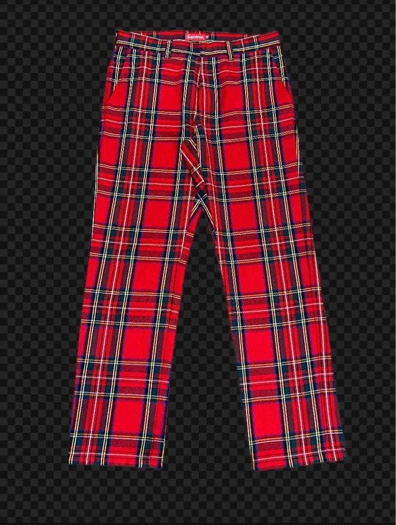 ★極上‼️神サイズ★チェック ワーク 32  STEWART 17AW