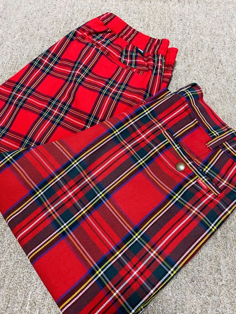 ★極上‼️神サイズ★チェック ワーク 32  STEWART 17AW