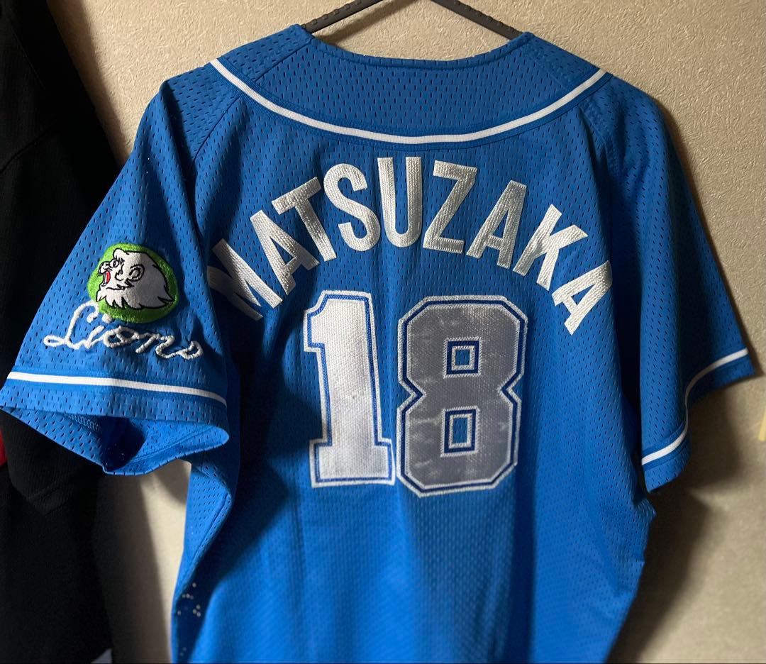 【レア】ライオンズ松坂大輔セットメッシュユニ直筆サインボール　フィギュア　タオル