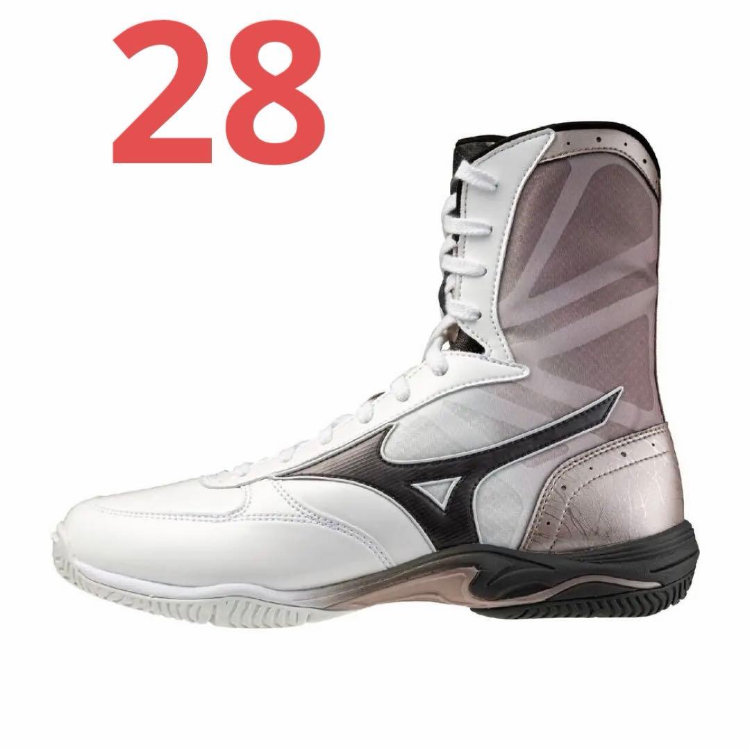 MIZUNO ボクシングシューズ ウエーブモンスターWhite 28cm
