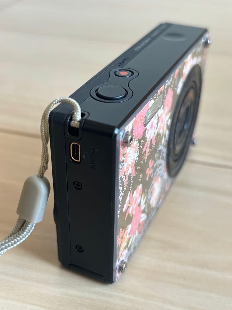 【美品】PENTAX コンパクトデジタルカメラ 花柄 希少