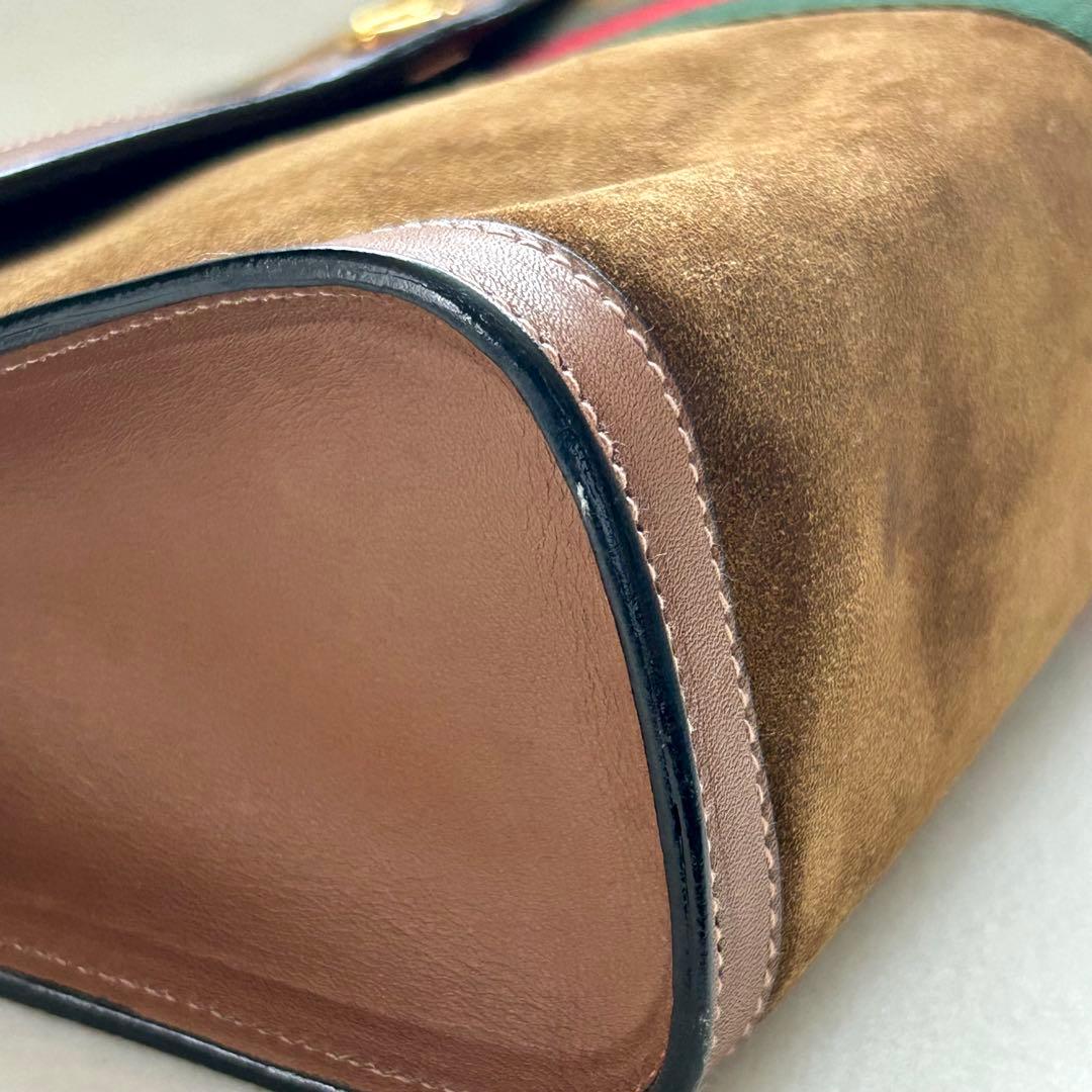 【未使用品】GUCCI オフィディア スエード　クラッチバッグ　 ヴィンテージ