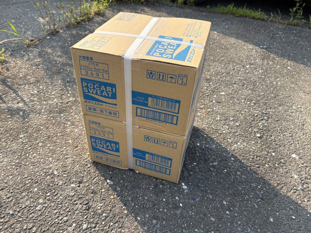 【まとめ買い】アイススラリー　ポカリスエット　2ケース