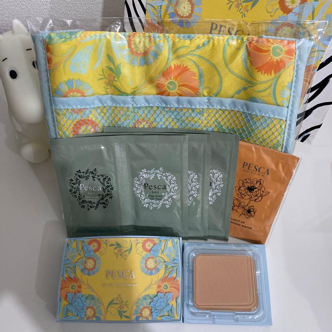 ❤︎【PESCA】ファンデーションフルセット（inバック・レフィル・サンプル付き）