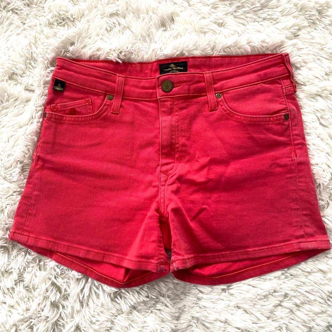 【美品】ヴィヴィアンウエストウッド× Lee ハーフパンツ ビッグオーブ y2k