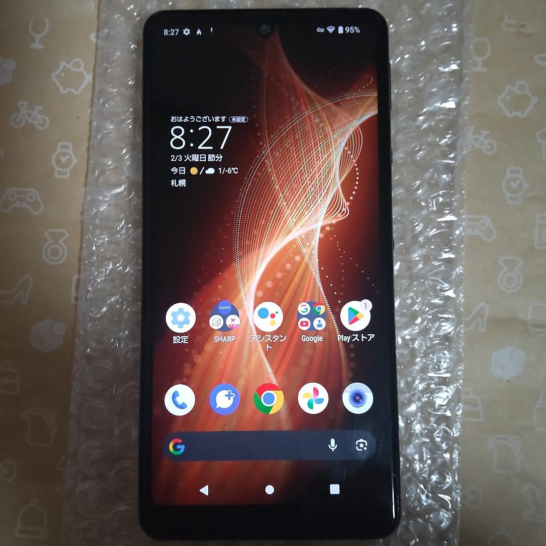 【難有り】SHARP AQUOS sense5G SHG03 ブラック