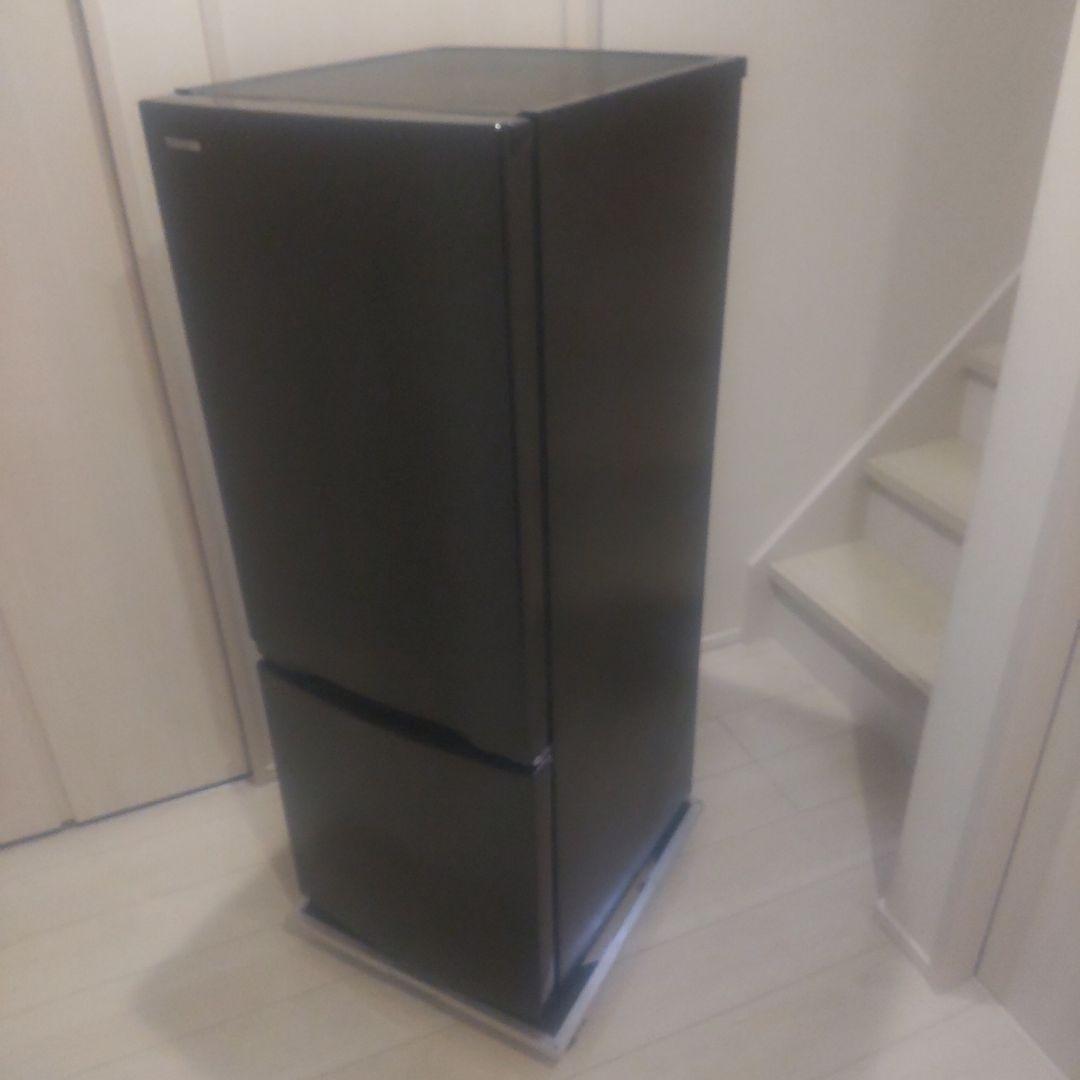 TOSHIBA 2ドア冷蔵庫 GR-T15BS-(K) 一人暮らし 単身者向け
