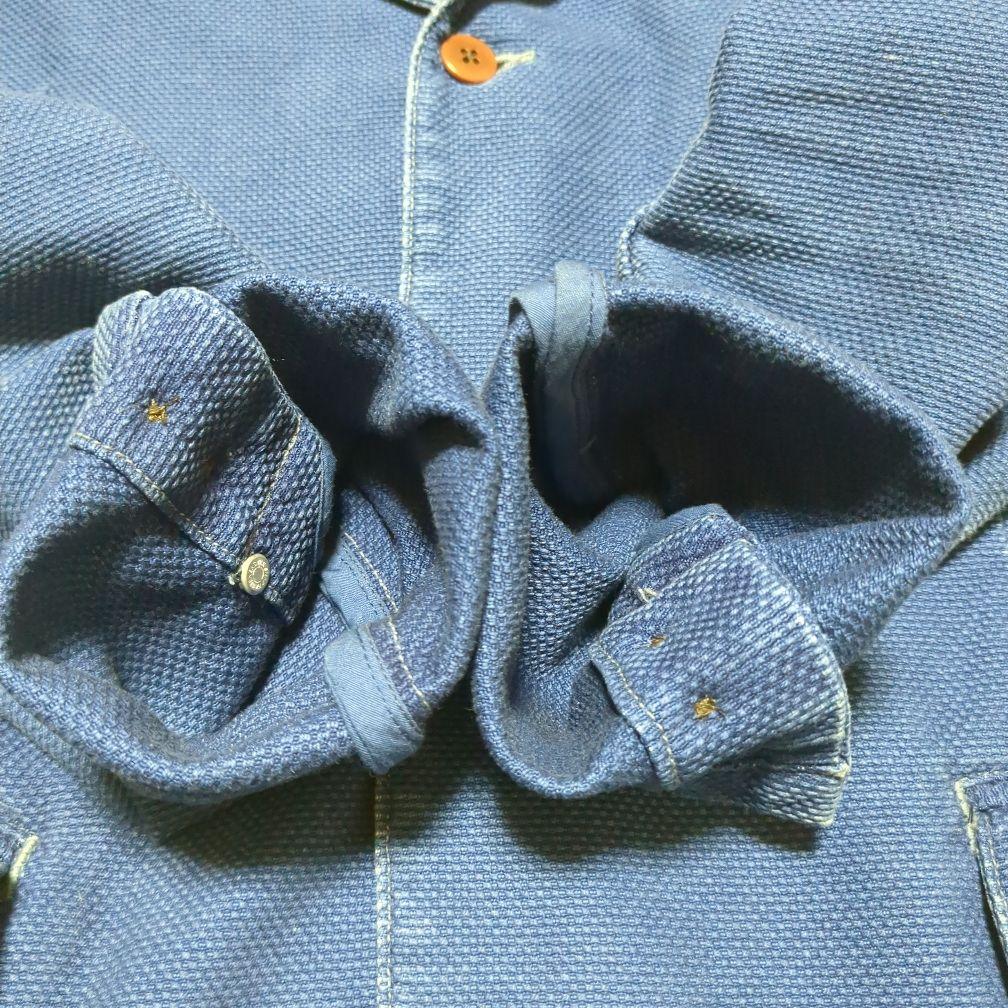 備中倉敷工房 エターナル 93217 刺し子 テーラードジャケット L