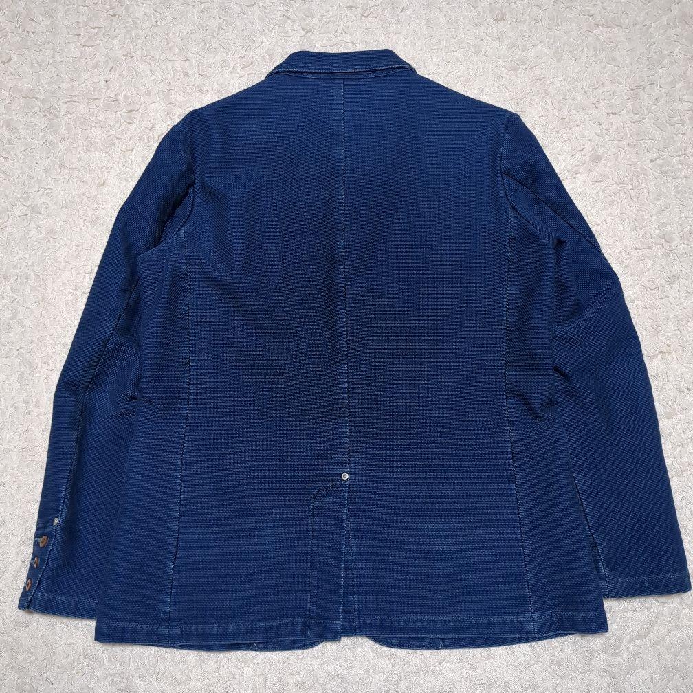 備中倉敷工房 エターナル 93217 刺し子 テーラードジャケット L