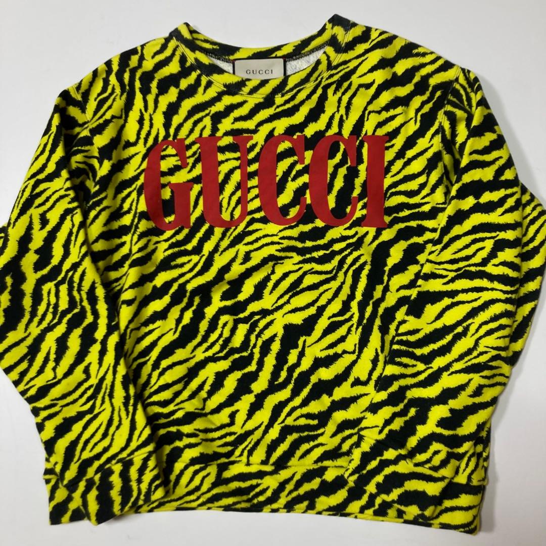GUCCI タイガー柄 スウェットトレーナー