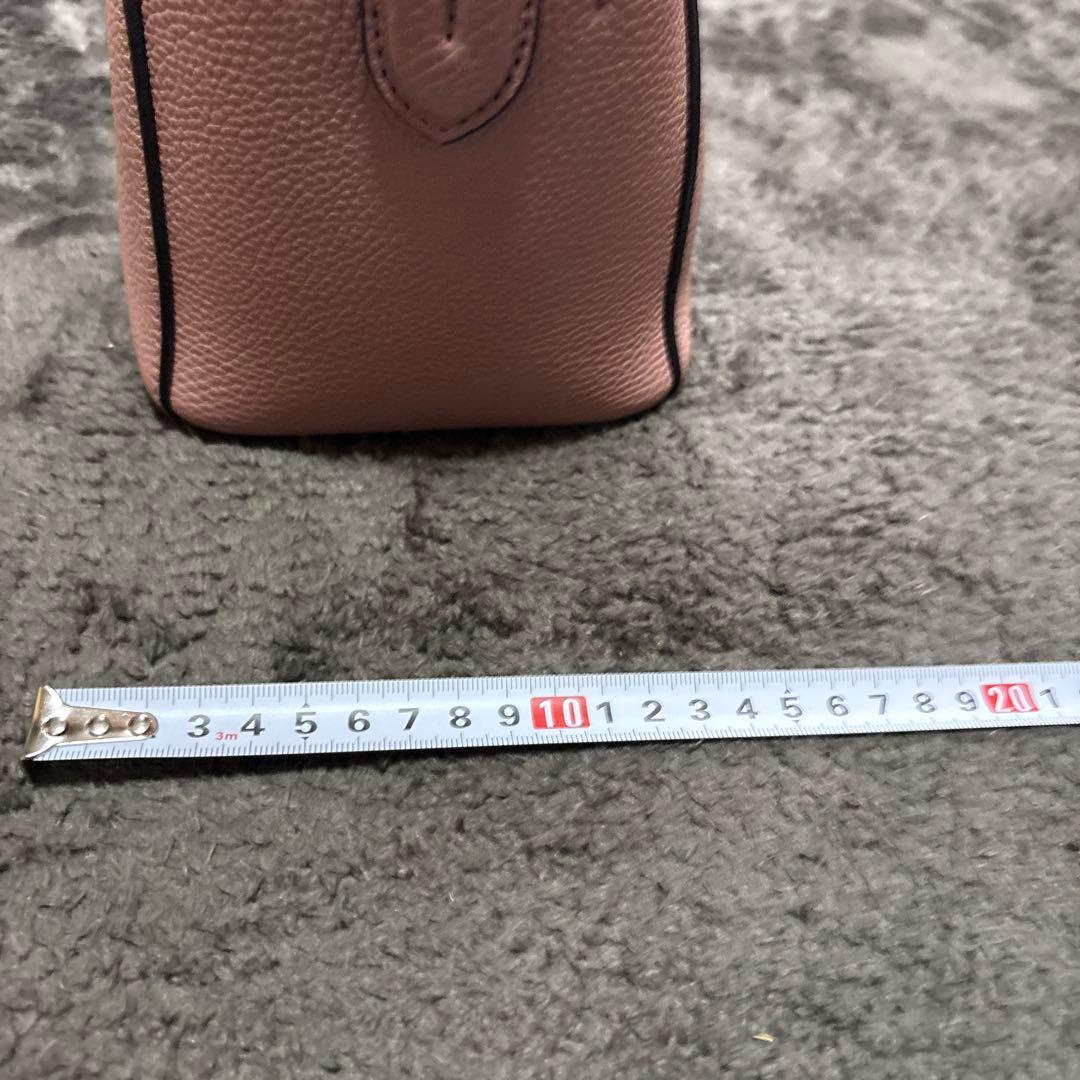 バリーピンク レザー ハンドバッグ