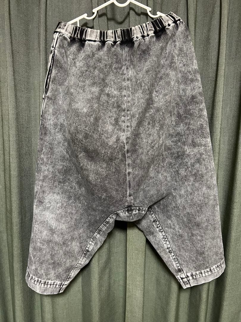 ブラックコムデギャルソン　ペンギンパンツ XS デニム　ケミカルウォッシュ