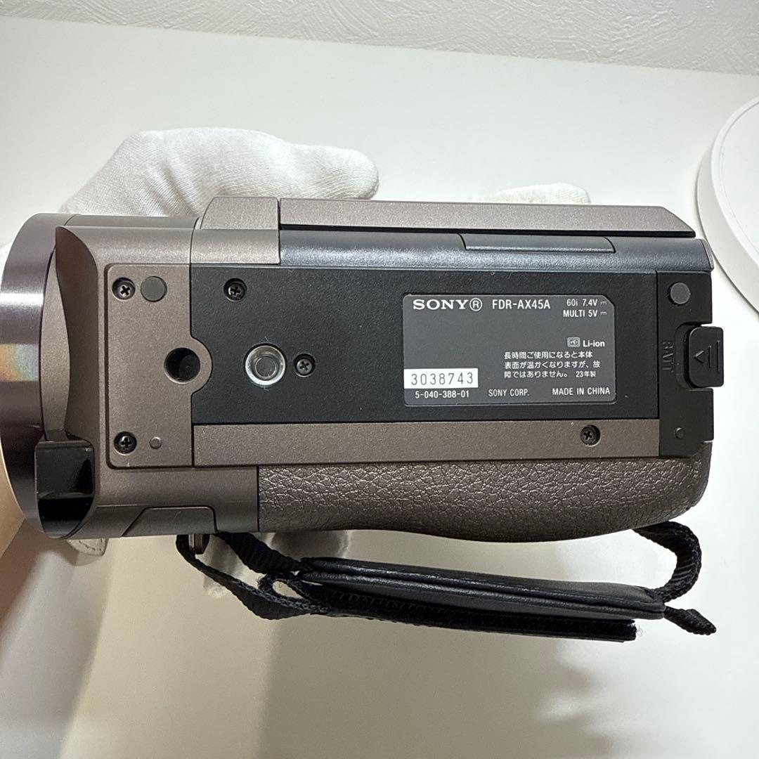 涼SONY HDR-AX45 4K ビデオカメラ 本体　動作確認済み