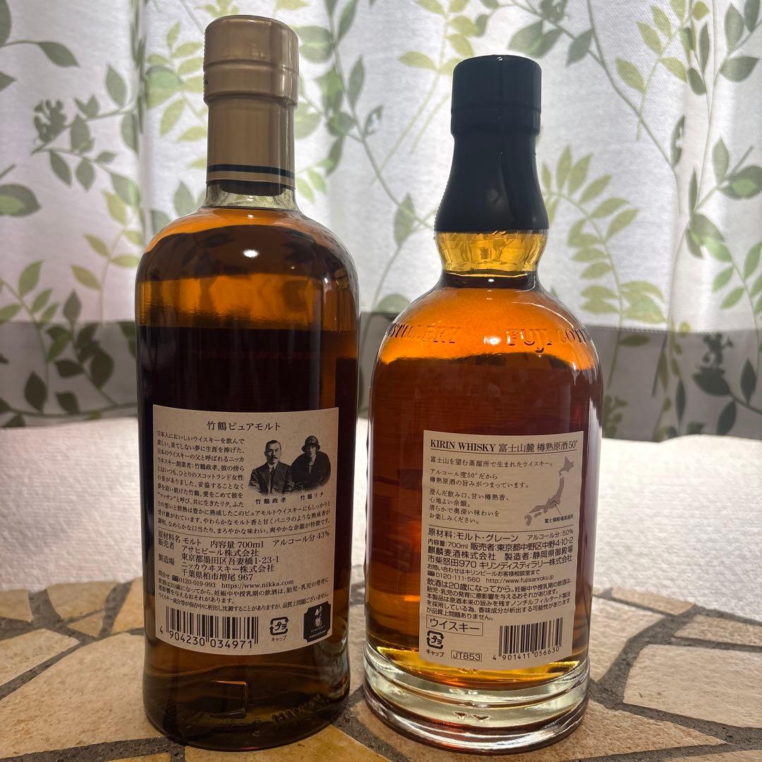 ウイスキー2本セット