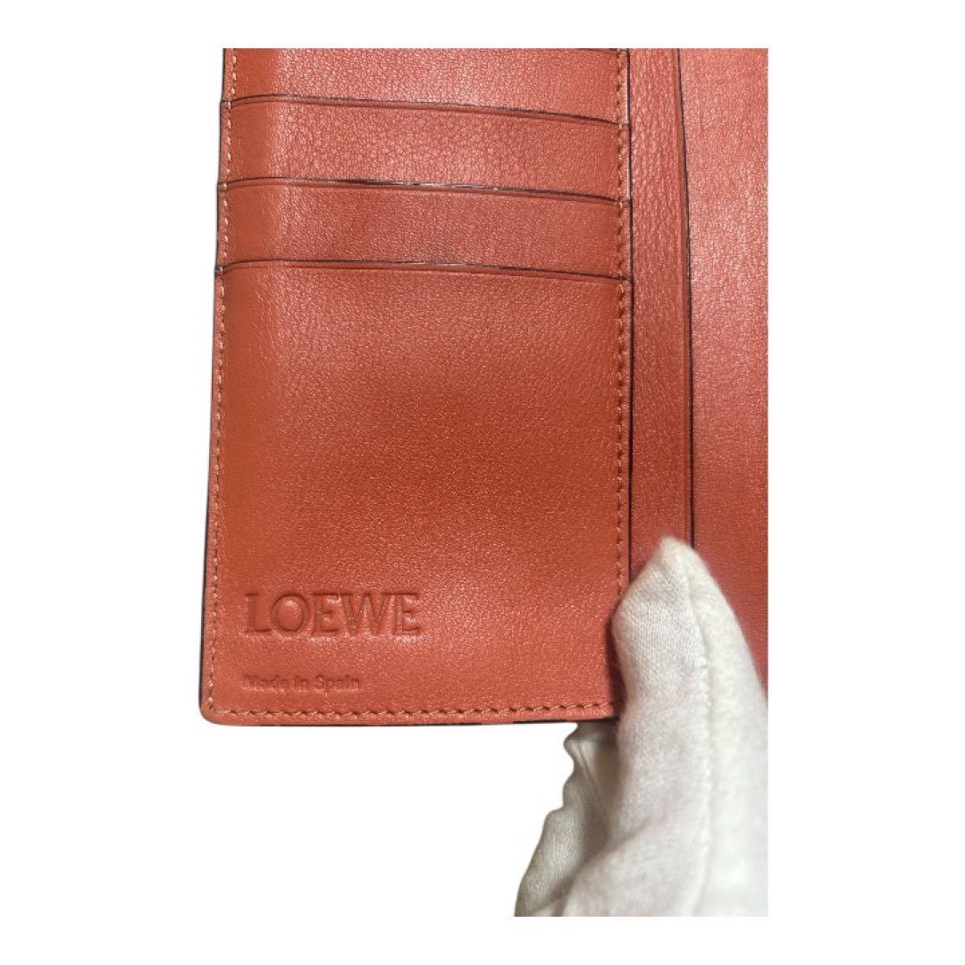 【美品】 LOEWE 長財布 バーティカルウォレットラージ　ベージュ