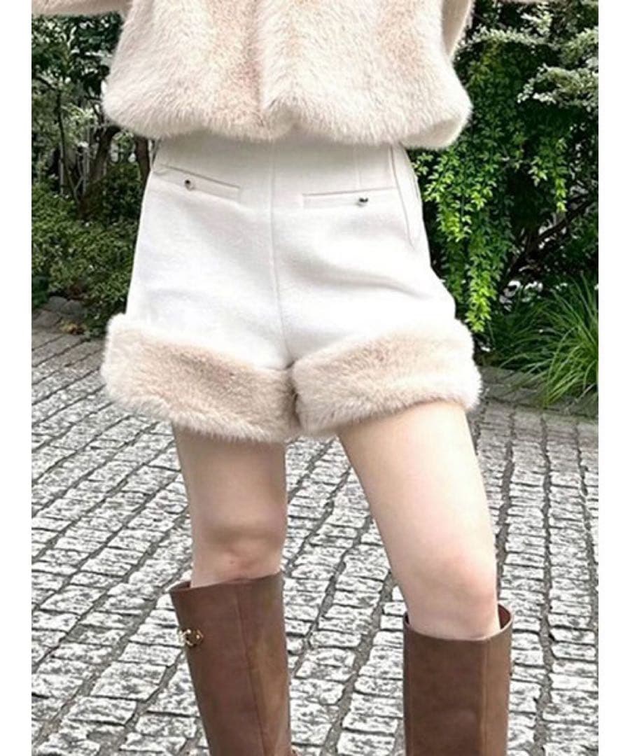 lily brown エコファーショートパンツ　mary quant サイズ0