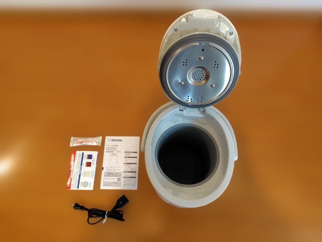 (使用1回のみ) 象印 加湿器 スチーム式 4.0L EE-DF50 WA