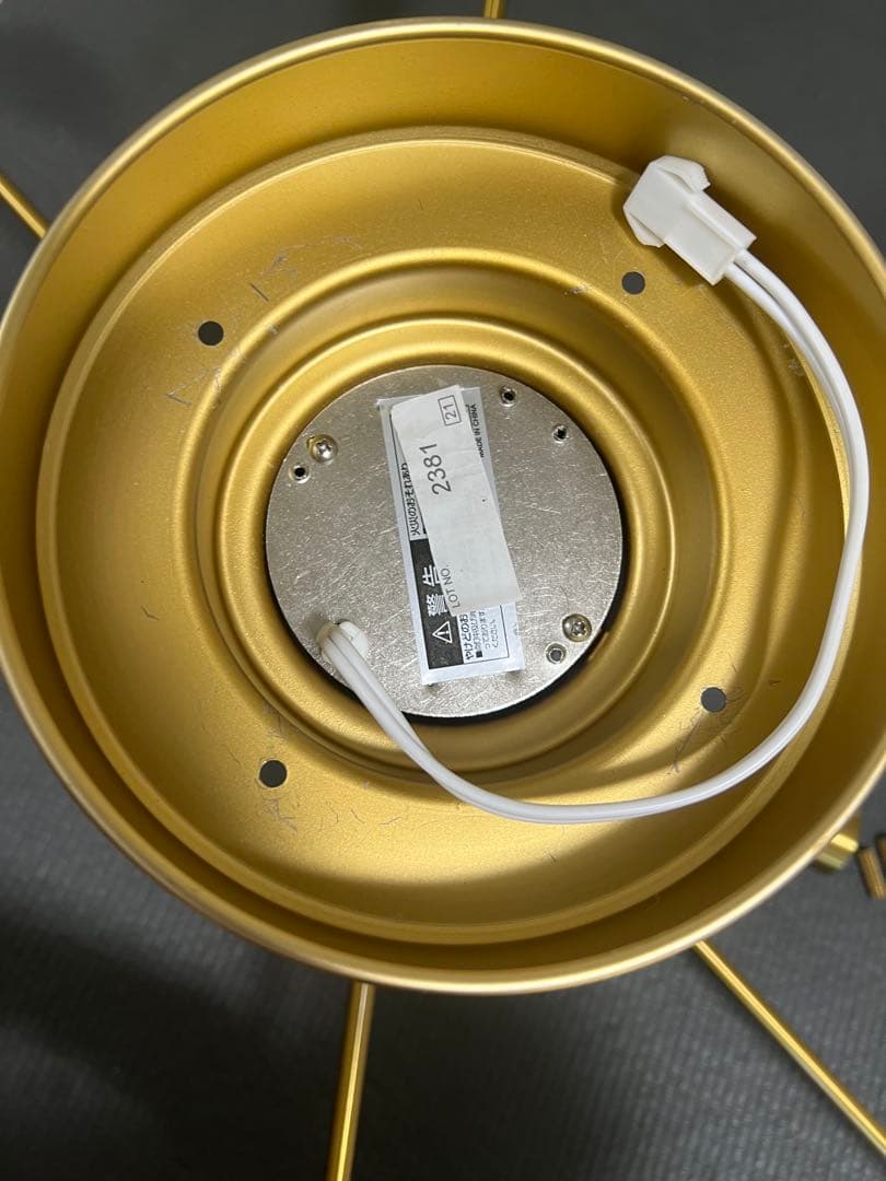 【極美品】unico シーリングライト　別注Astre ゴールド