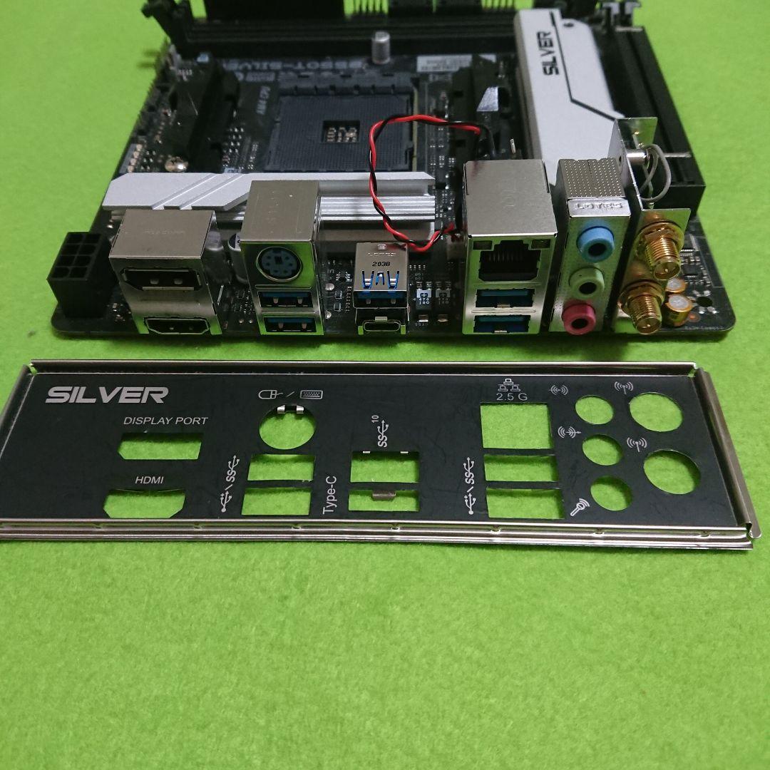 【動作品】B550T-SILVER マザーボード AM4ソケット