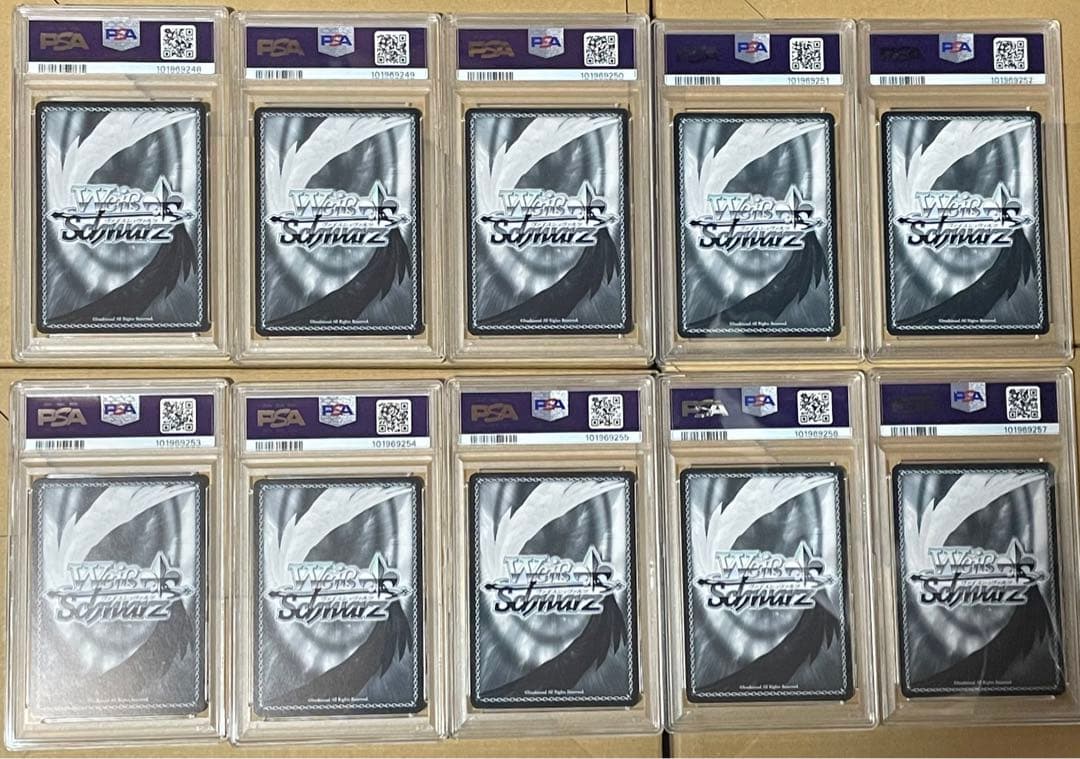 ヴァイスシュバルツPSA10 NIKKE BOX特典プロモ 全種類10連番カスミ