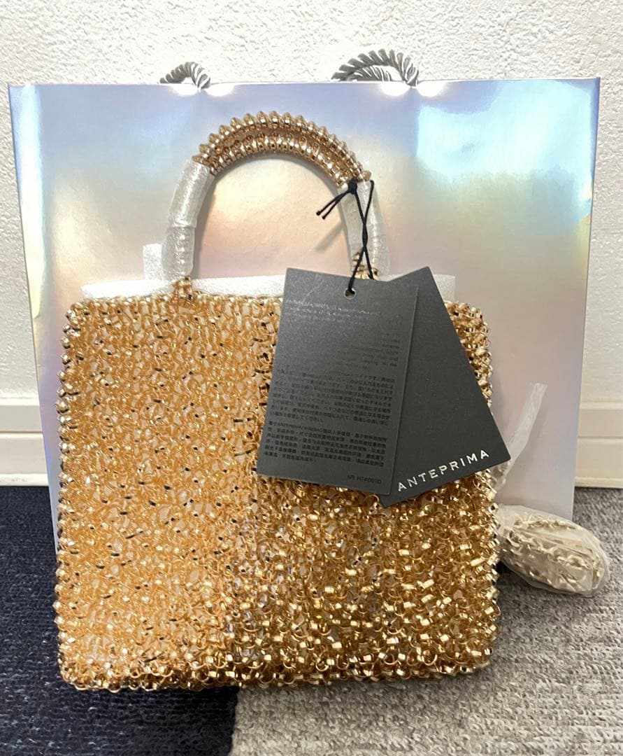 【新品・紙袋付】ANTEPRIMA アンテプリマ ワイヤーバッグ ゴールド正規品
