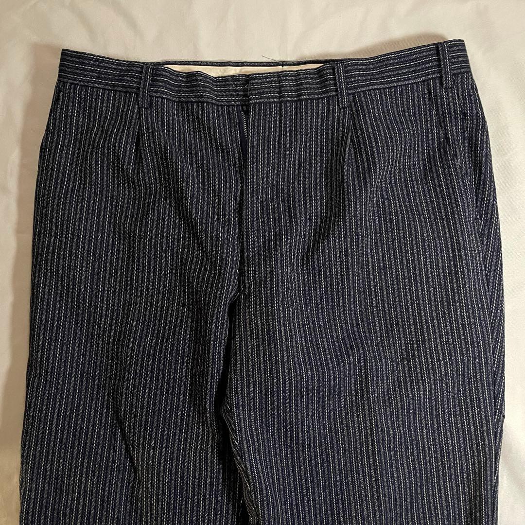 50~60s vintage JAPAN stripe baggy スラックス