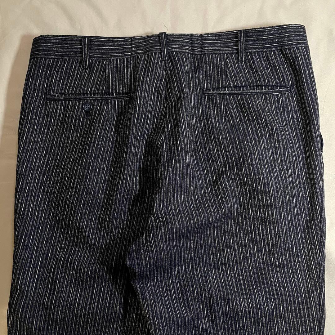 50~60s vintage JAPAN stripe baggy スラックス