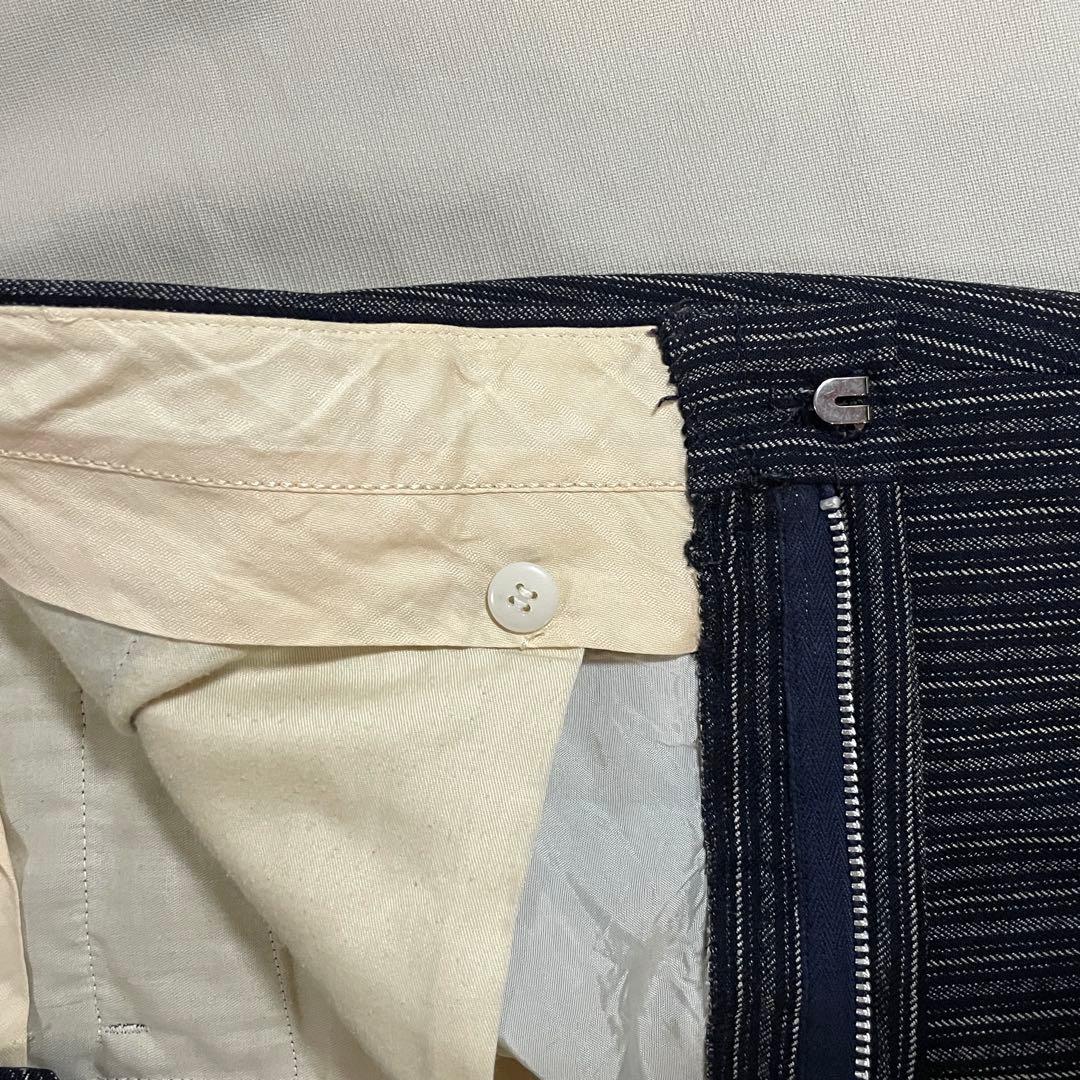 50~60s vintage JAPAN stripe baggy スラックス
