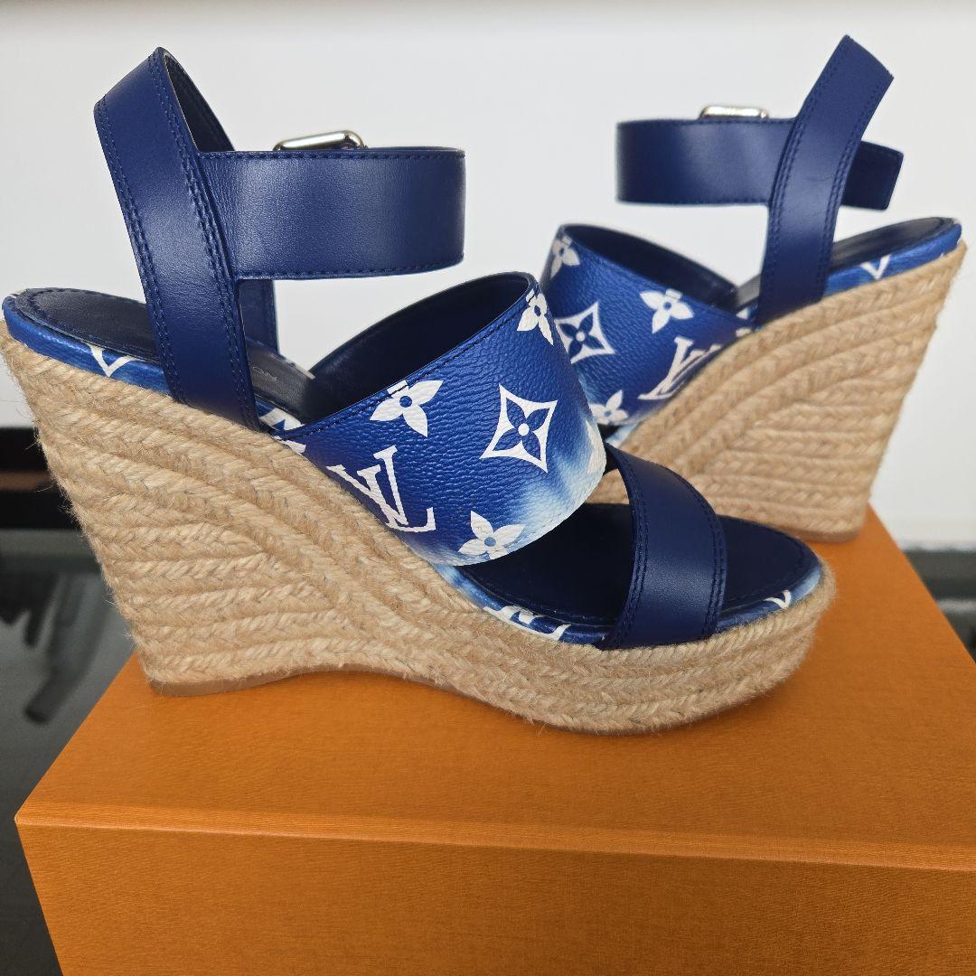 ルイヴィトン サンダル LVエスカル スターボードライン ウエッジソール