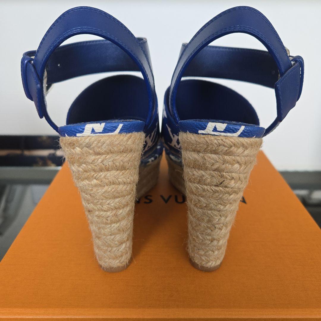 ルイヴィトン サンダル LVエスカル スターボードライン ウエッジソール