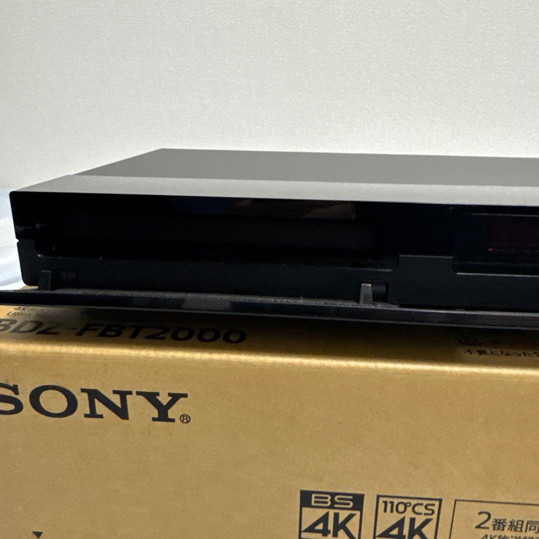 SONY 4KBS内蔵　UHD BD BDZ-FBT2000 2TB 完動作品