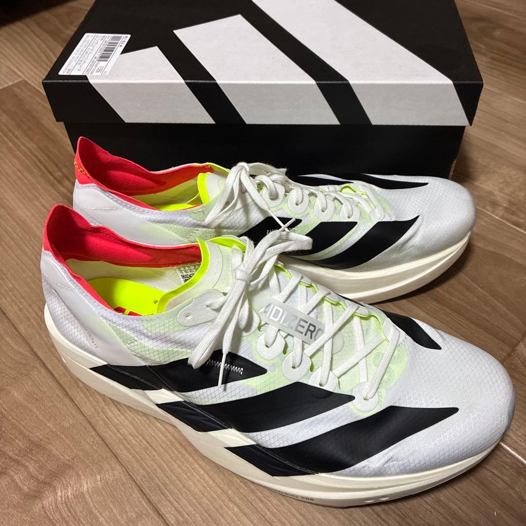 ADIZERO TAKUMI SEN 11 ホワイト　美品　29