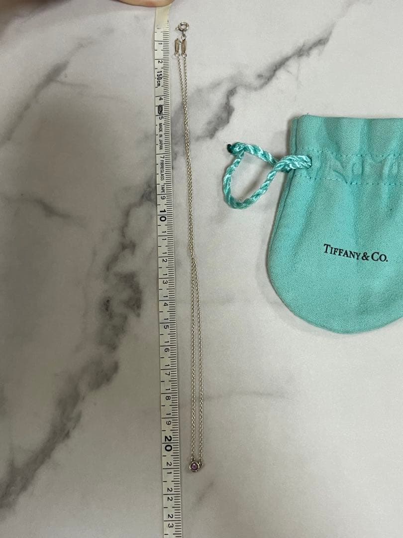Tiffany バイザヤード　ピンクサファイア　ネックレス