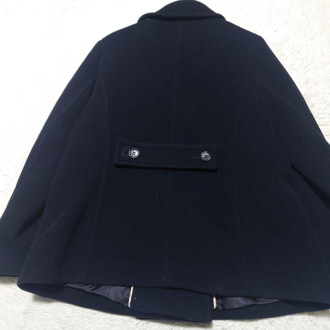 【希少サイズ】バーバリーロンドン Pコート 刻印ボタン XXL ノバチェック