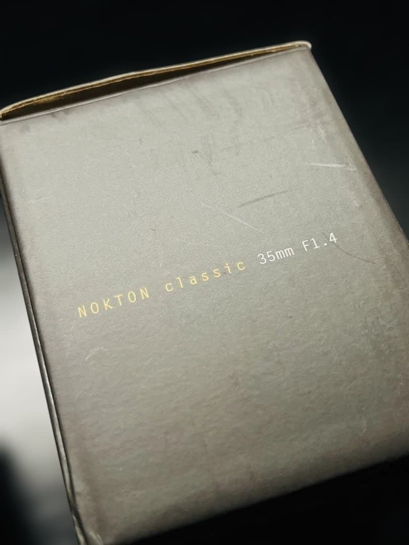 NOKTON classic 35mm F1.4 レンズ　Eマウントアダプタ付