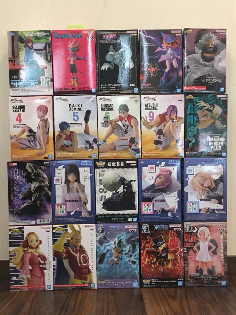 フィギュア　20点セット　まとめ売り　ワンピース　黒子のバスケ　ヒロアカ　他