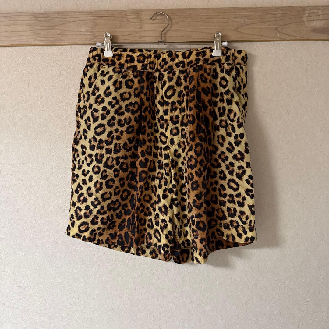 の*】様 ヒョウ柄ショートパンツ wagamama別注