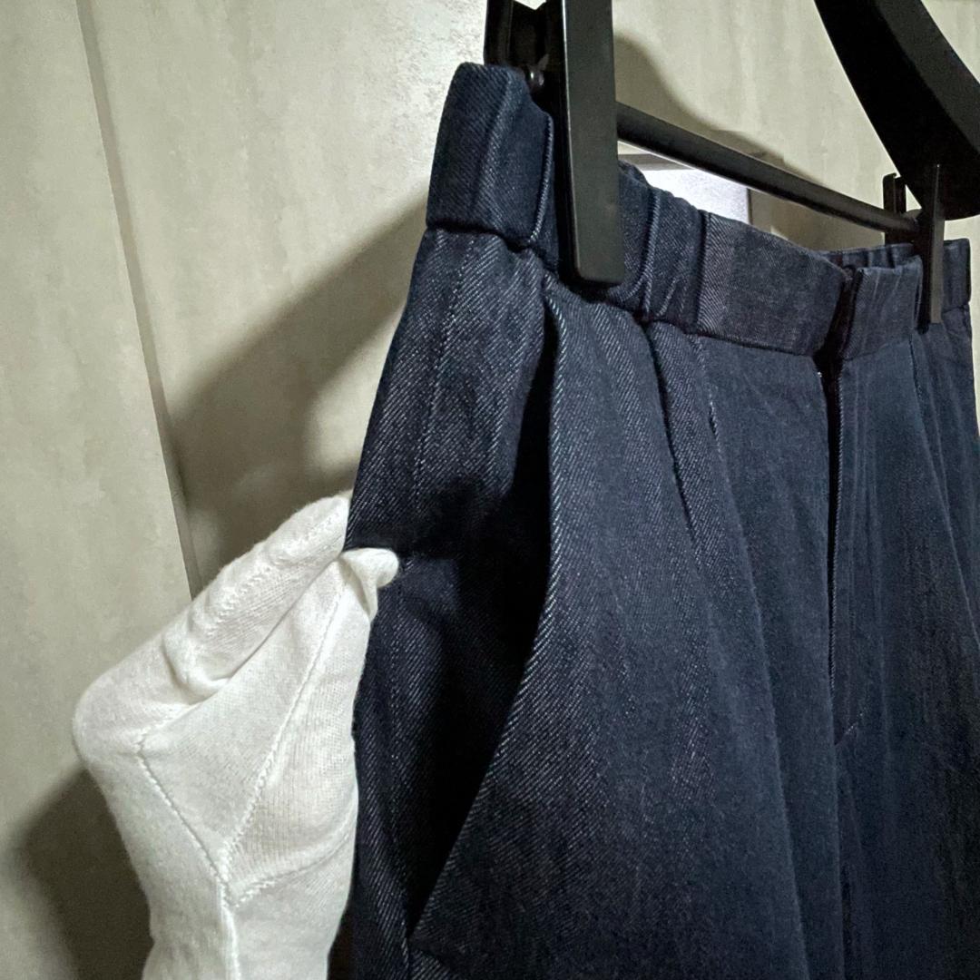 ◾️定価約4.2万CABaN シーアイランドコットンデニム スラックス パンツ M