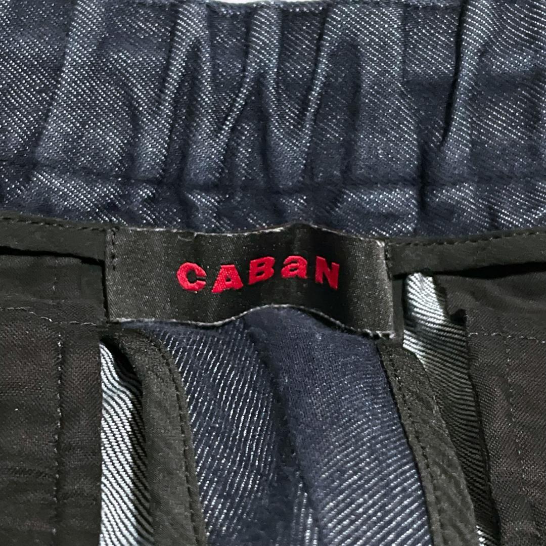 ◾️定価約4.2万CABaN シーアイランドコットンデニム スラックス パンツ M