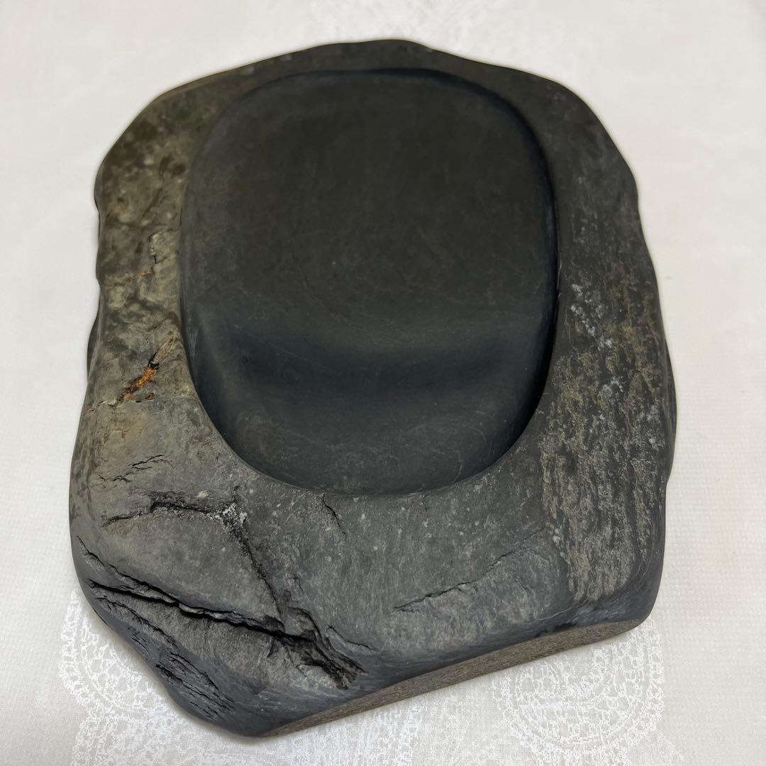 高島虎斑石硯⑤