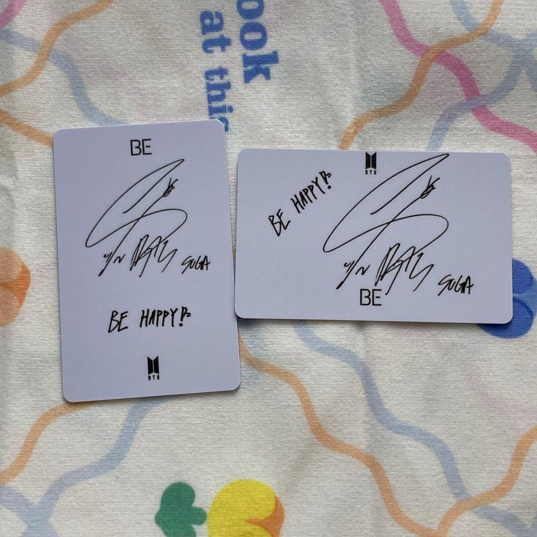 BTS BE 未公開 ユンギ ラキドロ トレカ 2枚