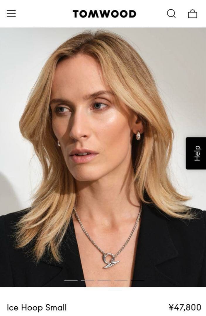 TOMWOOD トムウッド ピアス Ice Hoop Small シルバー925