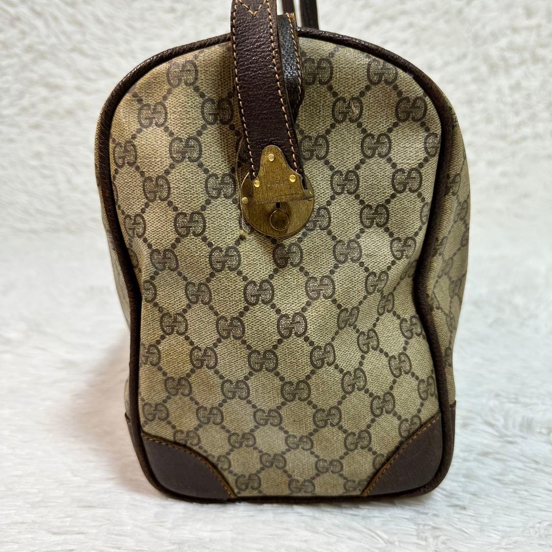 良品✨オールドグッチ GGスプリーム ボストンバッグ PVC 大容量 旅行 ハン