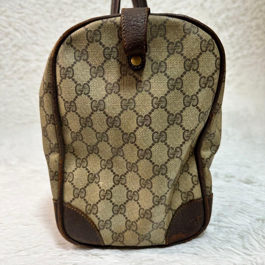 良品✨オールドグッチ GGスプリーム ボストンバッグ PVC 大容量 旅行 ハン