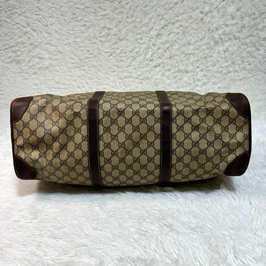 良品✨オールドグッチ GGスプリーム ボストンバッグ PVC 大容量 旅行 ハン