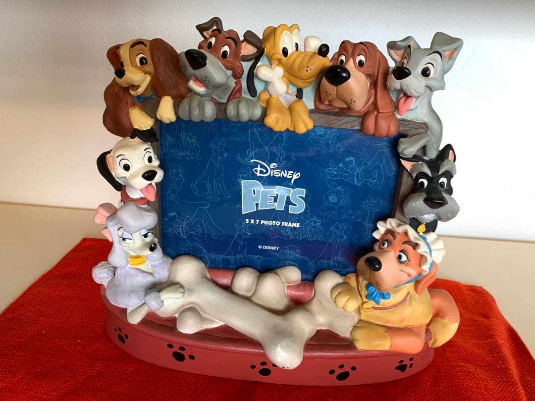極レア☆ディズニー ドッグキャラクター 5x7 フォトフレーム