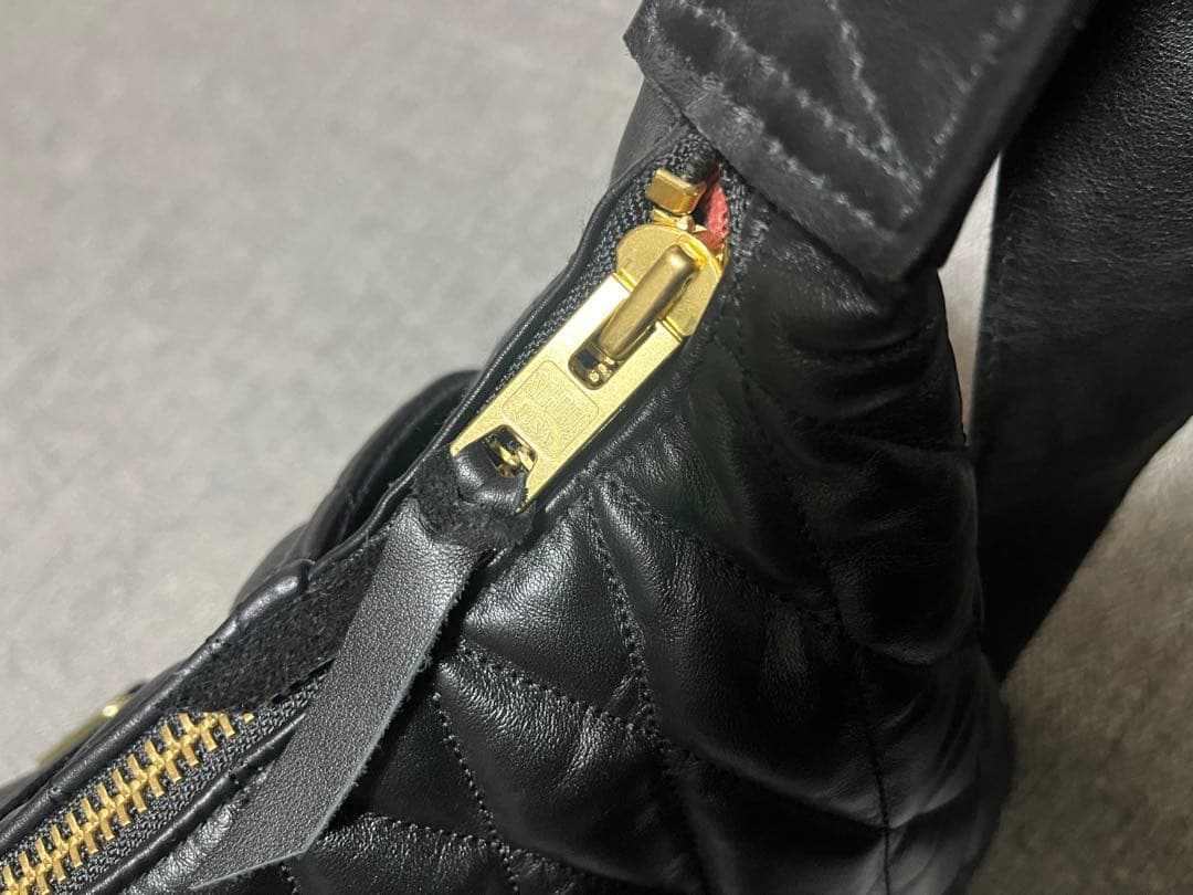 Schott(ショット) パデット レザー バナナ バッグ ショルダーバッグ