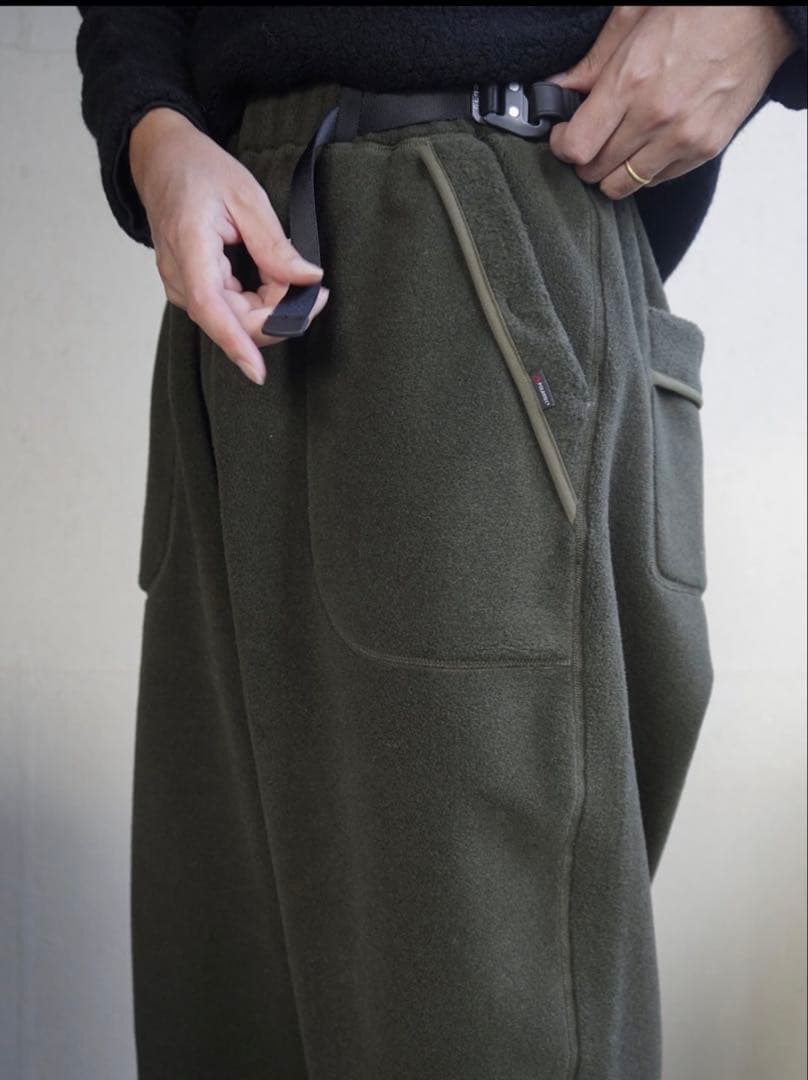 ヒムカシhimukashi (サリゲナク)フリースイージーピエロパンツ