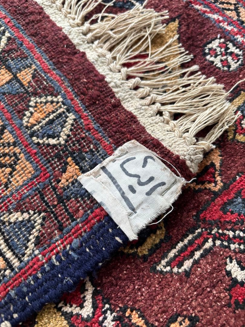 期間限定価格　アフガニスタン絨毯　手織　コットン✖️ウール　パキスタン　ペルシャ